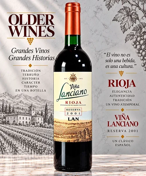 Vina Lanciano Reserva 2001 - Venta de vinos antiguos Viña Lanciano Reserva 2001