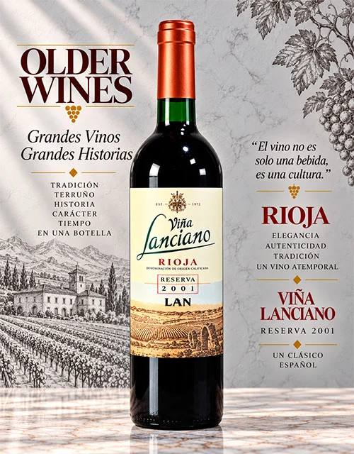 Vina Lanciano Reserva 2001 - Venta de vinos antiguos Viña Lanciano Reserva 2001