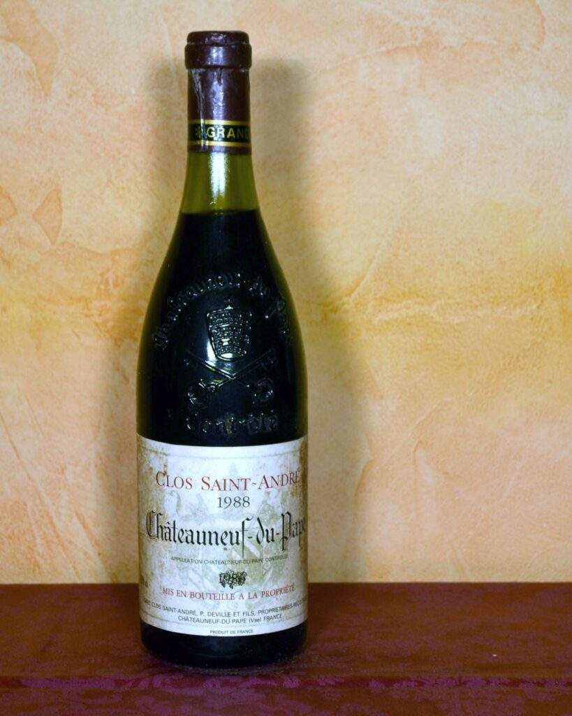 Clos Saint Andre Chateauneuf Du Pape 1988 | Venta De Vinos Antiguos